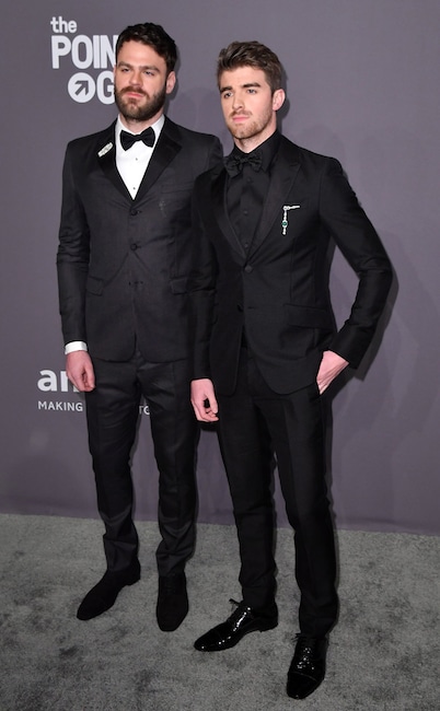 Alex Pall, Andrew Taggart, The Chainsmokers, amfAR Gala New York 2019